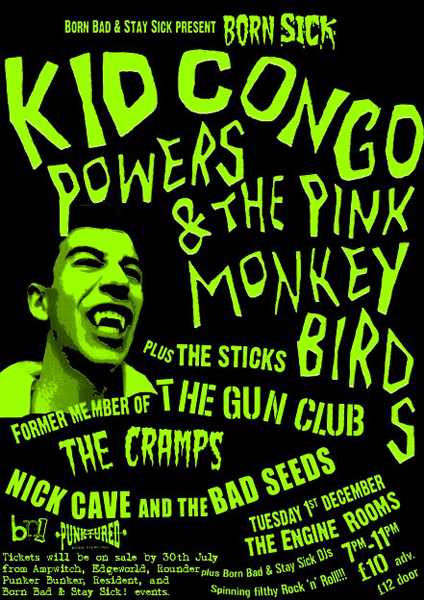 LIVE: Kid Congo And The Pink Monkey Birds