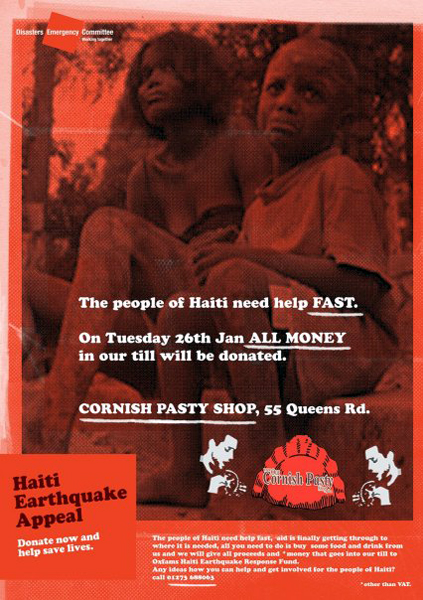 Pasties For Haiti