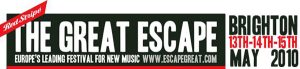 Read more about the article Great Escape Festival 2010 Line Up