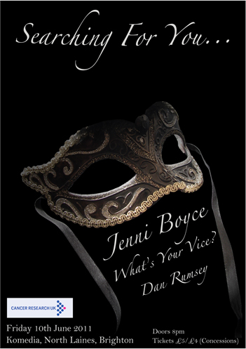 PREVIEW: Jenni Boyce Masquerade Charity Album Launch, Komedia