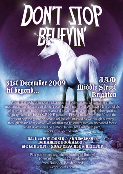 Don’t Stop Believin’ on NYE!