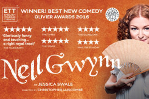 Nell Gwynn, at Theatre Royal Brighton, Brighton, Tuesday March 7 – Saturday March 11
