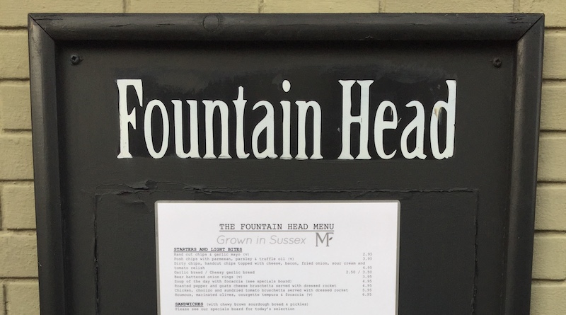 Have You Tried The New Menu At The Fountain Head Yet?
