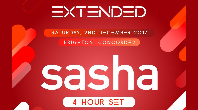 Sasha at Concorde2 on Saturday December 2nd