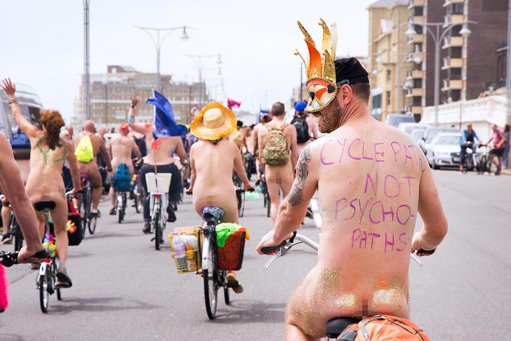 Brighton Naked Bike Ride 2018