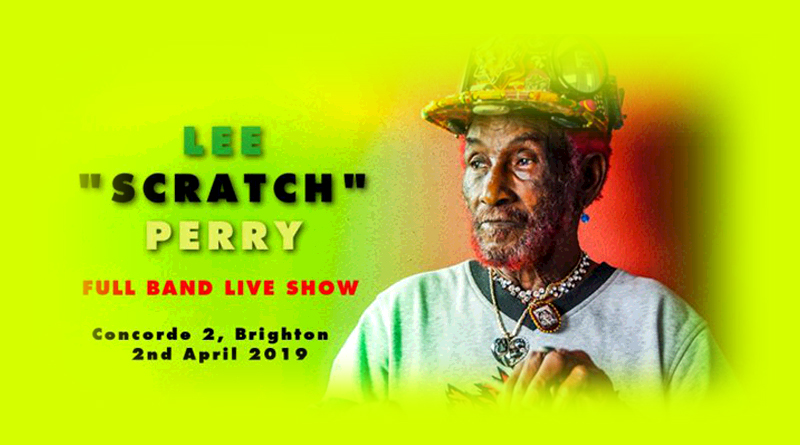 Lee Scratch Perry at Concorde 2 on Tuesday April 2nd