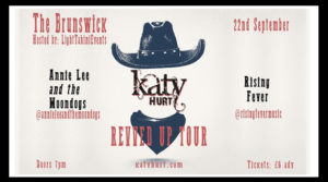 Katy Hurt, with Rising Fever and Annie Lee & The Moondogs @ The Brunswick – Sunday September 22nd