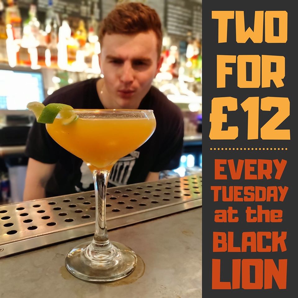 All £8 cocktails are 2 for £12 on Tuesdays!