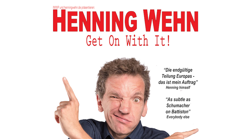 Read more about the article Henning Wehn, Get on With It, Sunday March 29th at Brighton Dome
