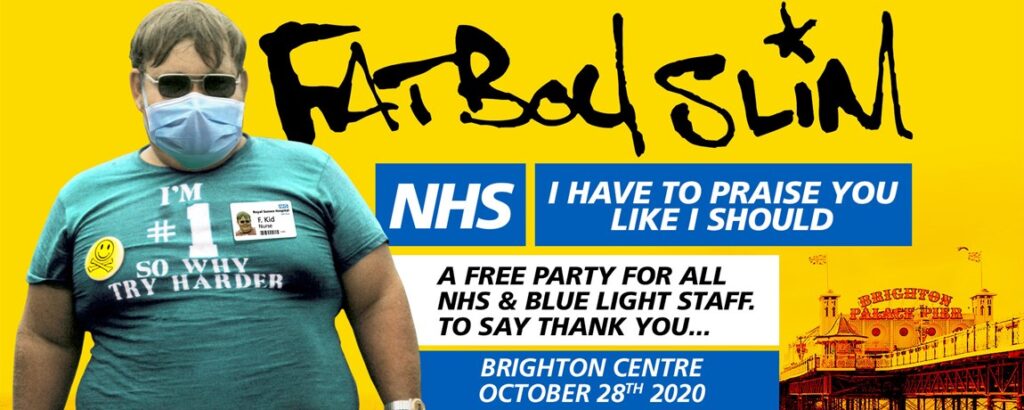 Fatboy Slim – Free Concert For NHS Staff