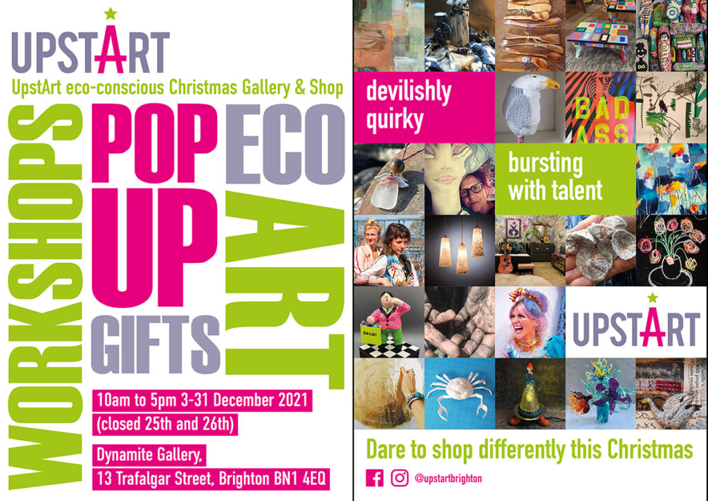 UpstArt Brighton Eco-conscious Christmas Gallery & Shop @dynamitegallery