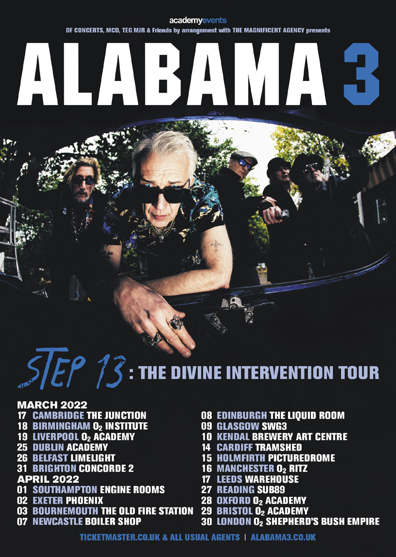 Alabama 3 announce 'Step 13 The Divine Intervention' tour, with show