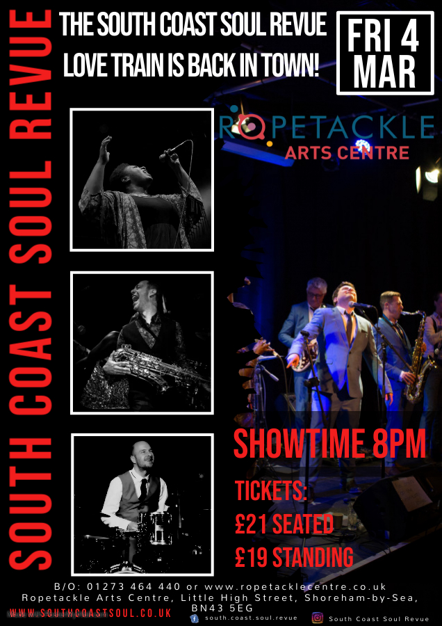South Coast Soul Revue Soul Night at Ropetackle Arts Centre