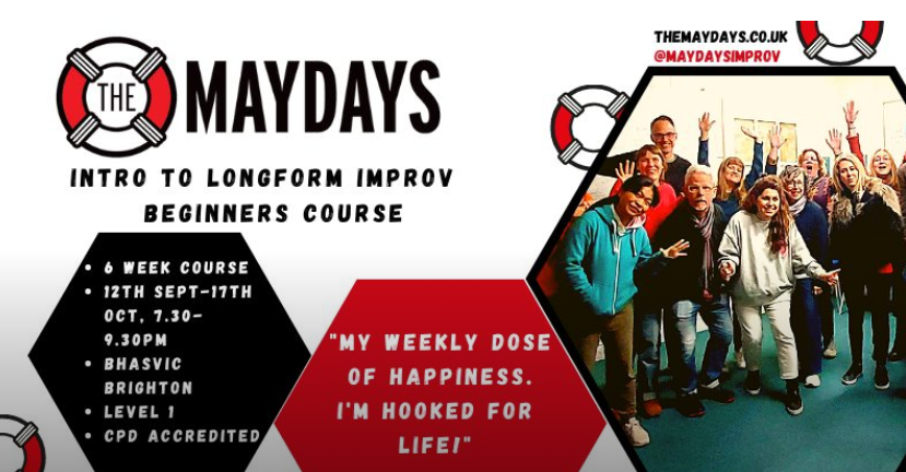 Level 1 of The Maydays Longform Improvised Comedy Courses @ Bhasvic