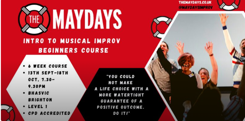 Intro to Musical Improv – Beginners Course. CPD Accredited! @ Bhasvic