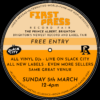 First Press Record Fair @ The Prince Albert