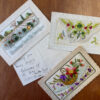 Sew an embroidered postcard @ Zenzie Tinker Conservation, New England House