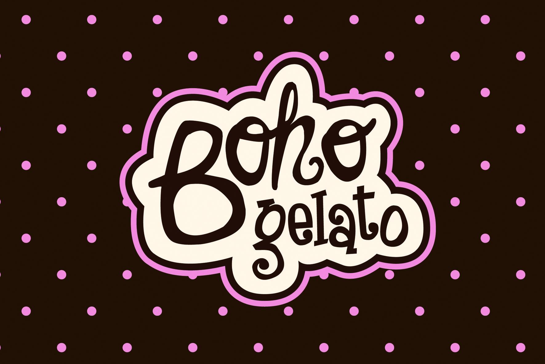Boho Gelato Hand Made Italian Ice Cream – Buy One Get One Free Cones on Wednesdays!!