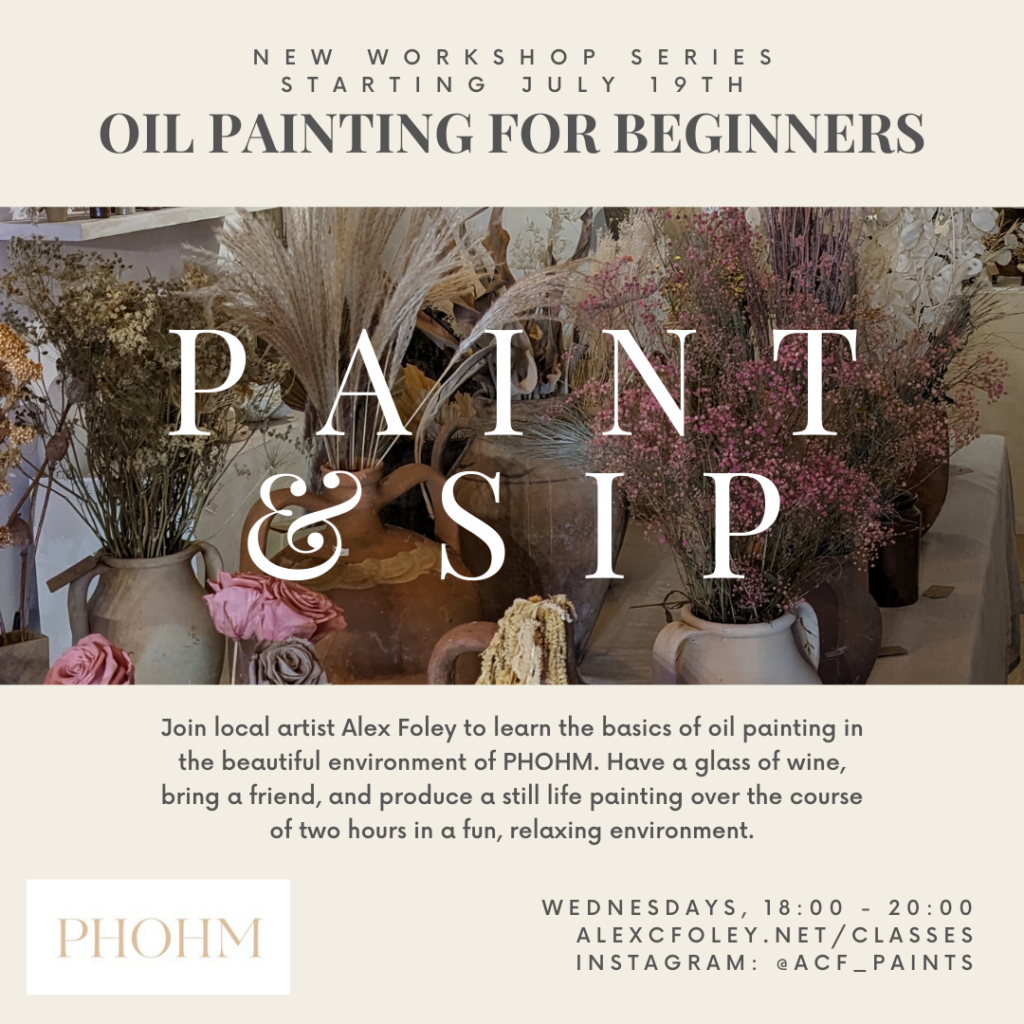 Paint & Sip – Oil Painting for Beginners at PHOHM