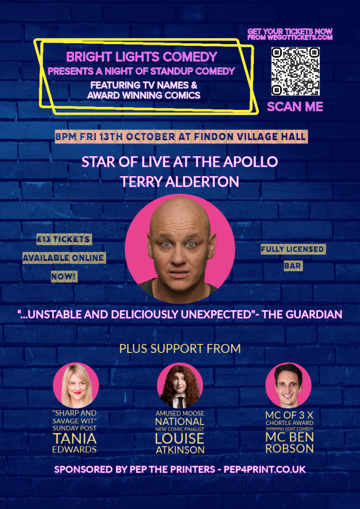 Bright Lights Comedy – TERRY ALDERTON (Live at the Apollo)