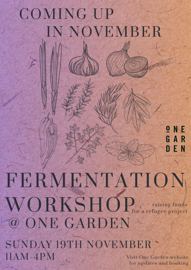 Fermentation Workshop at One Garden Brighton