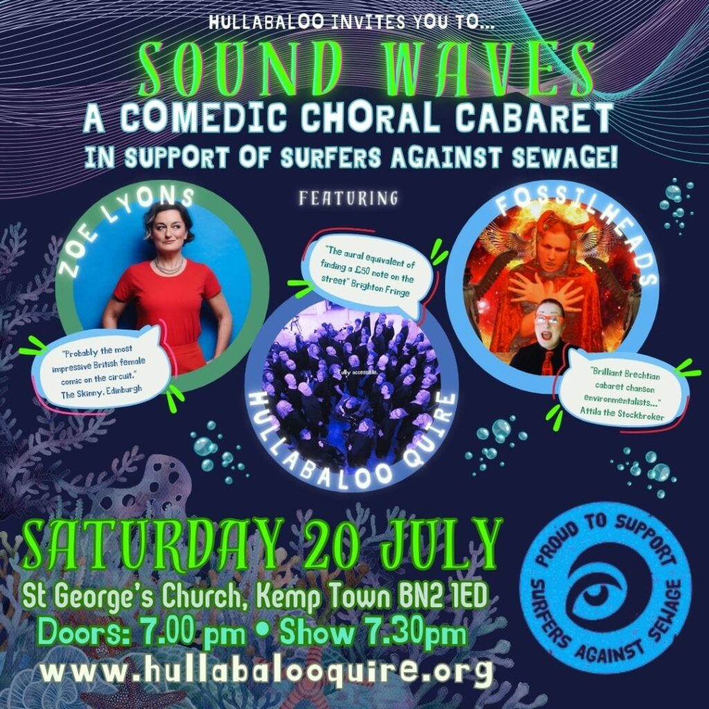 Sound Waves – Comedic Choral Cabaret @ St George’s Church Kemptown