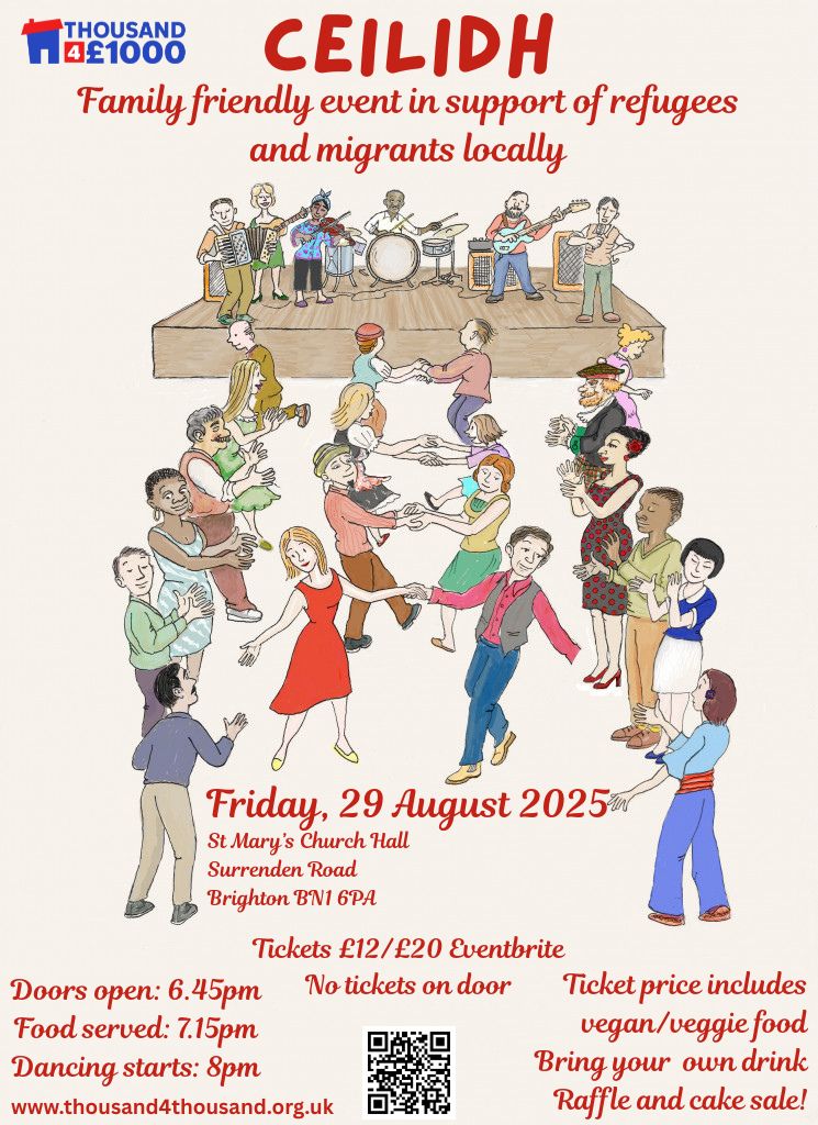 Thousand 4 £1000 Ceilidh 2025 @ St Mary’s Church Hall, Surrenden Road