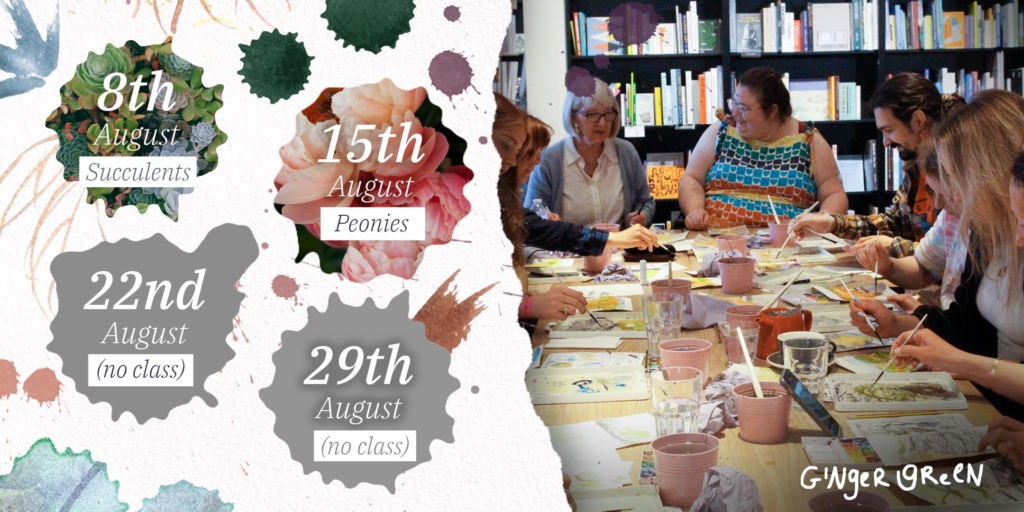 Weekly Art Class – Paint Nature in Watercolour (Friday Mornings)