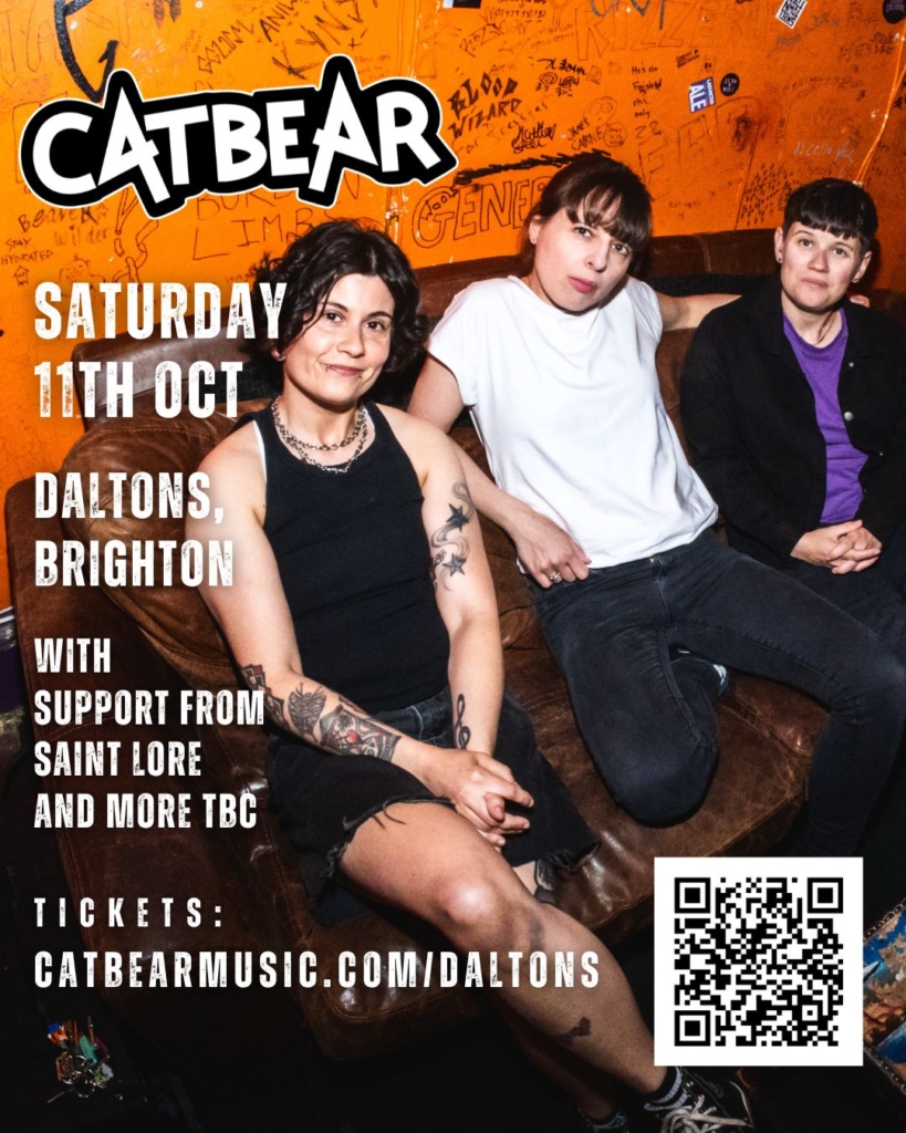 Catbear – album launch, headline show! Catbear – album launch, headline show!