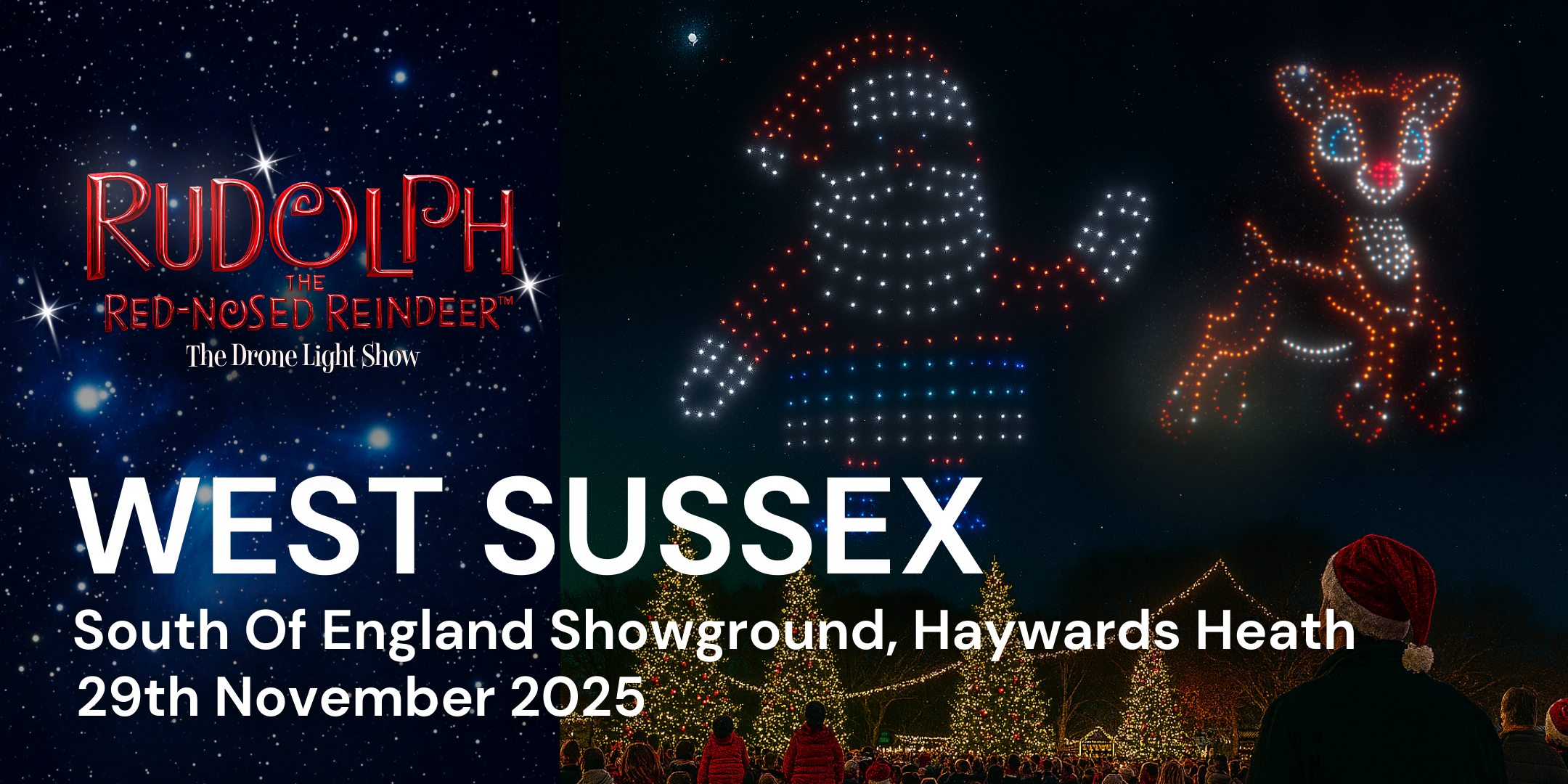 Rudolph The Red Nose Reindeer Light Show- West Sussex