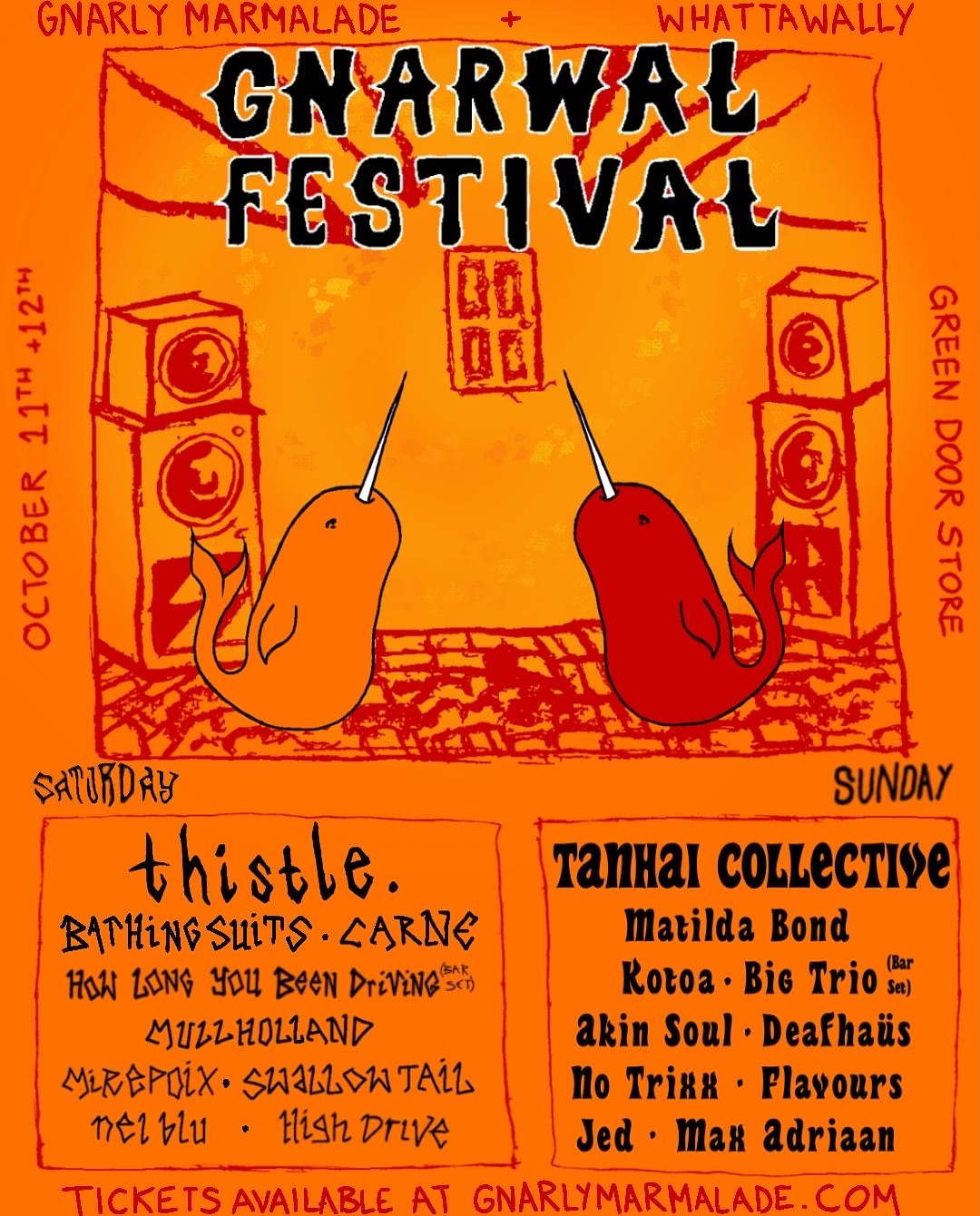Gnarwal Festival, Green Door Store, October 11th-12th….