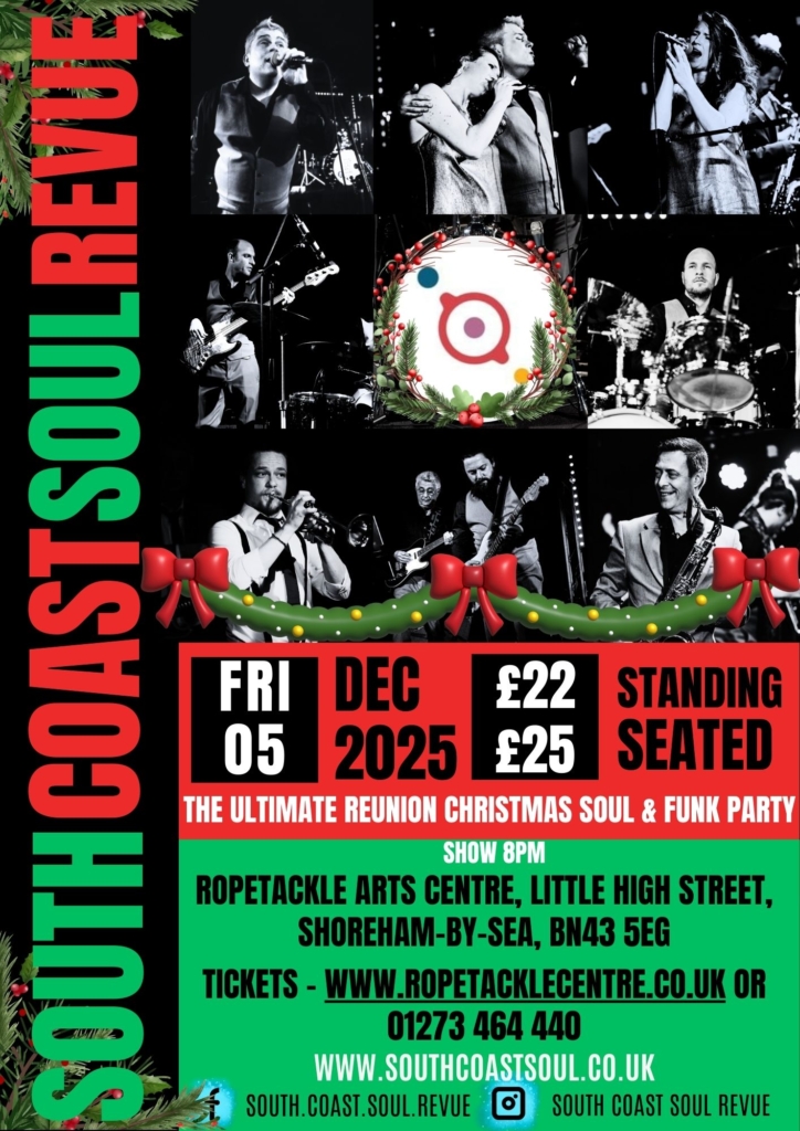 South Coast Soul Revue’s Christmas Reunion at Ropetackle Arts Centre