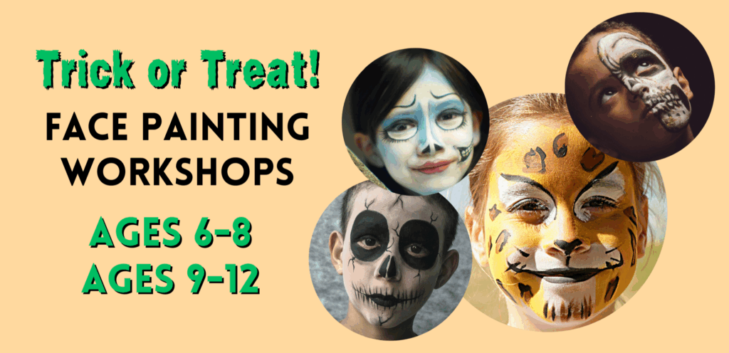 Kids Halloween Face Painting Workshop – ages 9-12