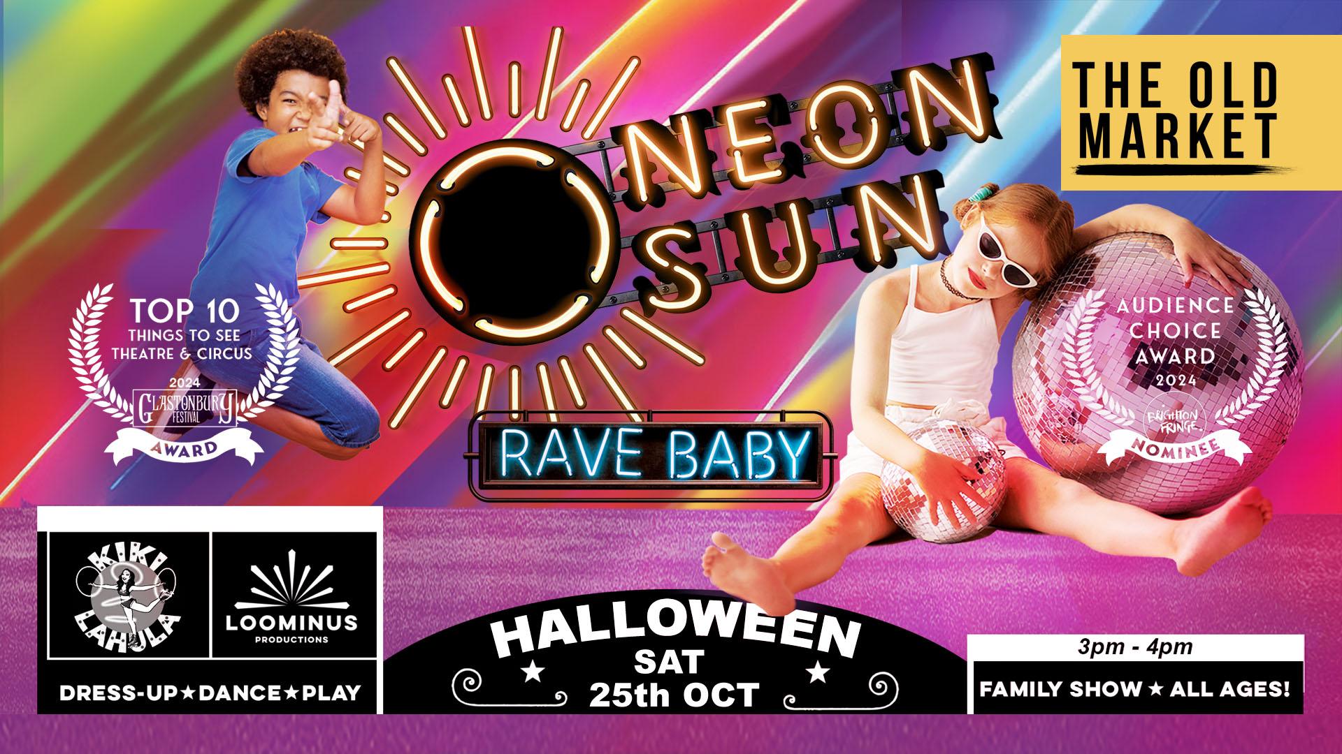 NEON SUN Rave Baby HALLOWEEN!