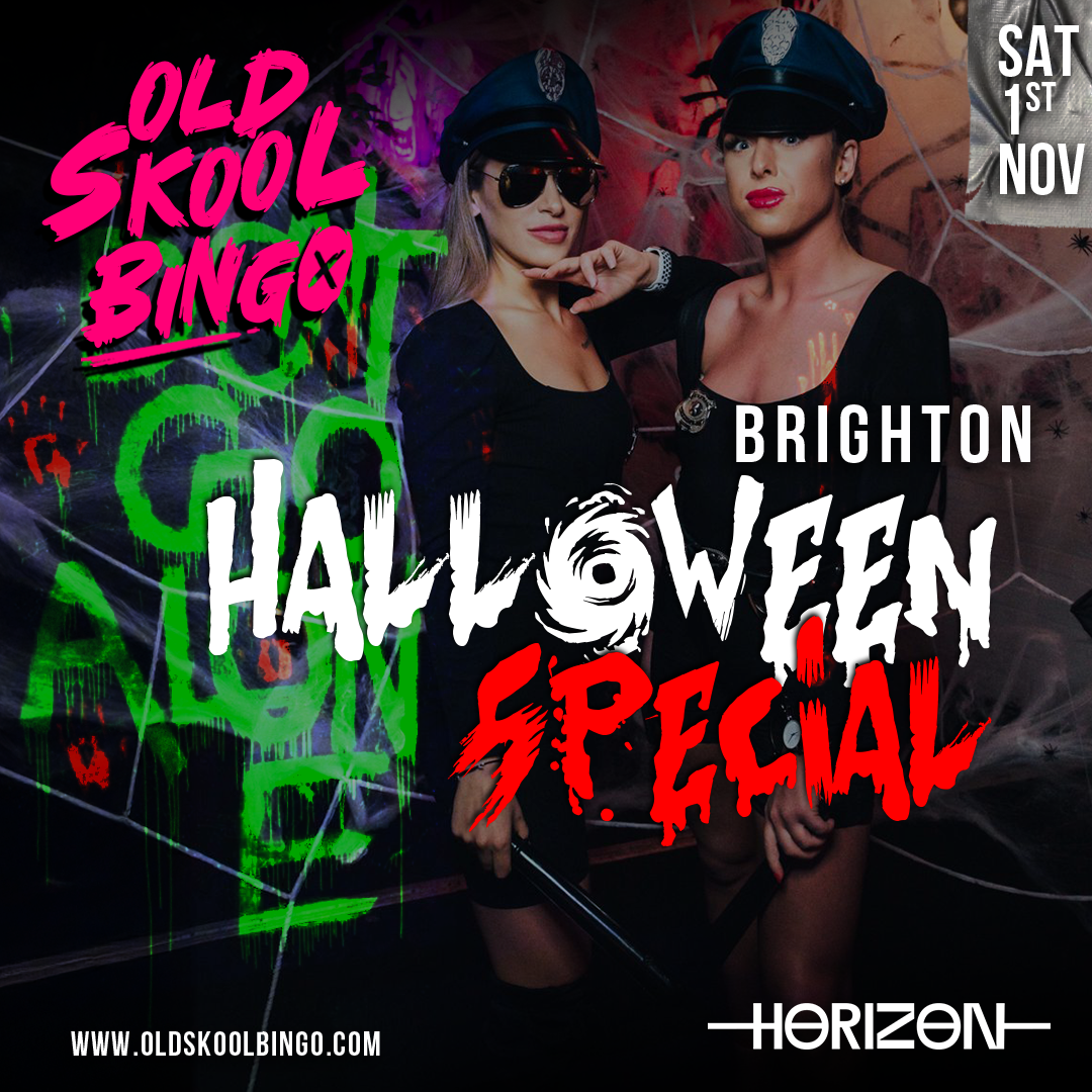 Old Skool Bingo Sat 1st Nov Brighton Halloween special