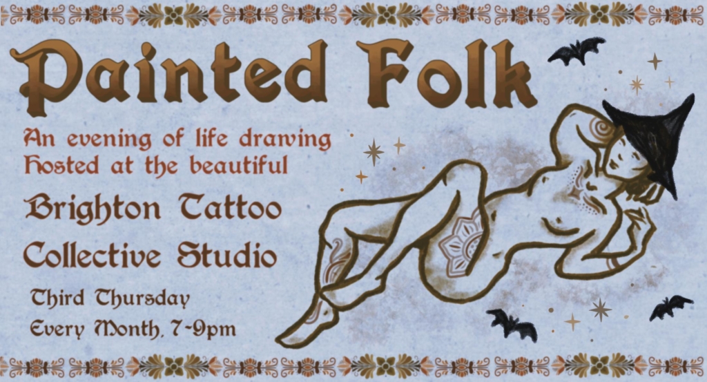 Painted Folk – an Evening of Life Drawing – Spooky Season Edition!