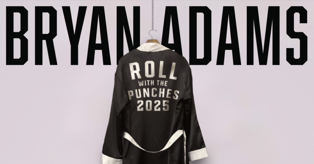 Bryan Adams Hits The Brighton Centre This December With His “Roll With The Punches” Tour!!