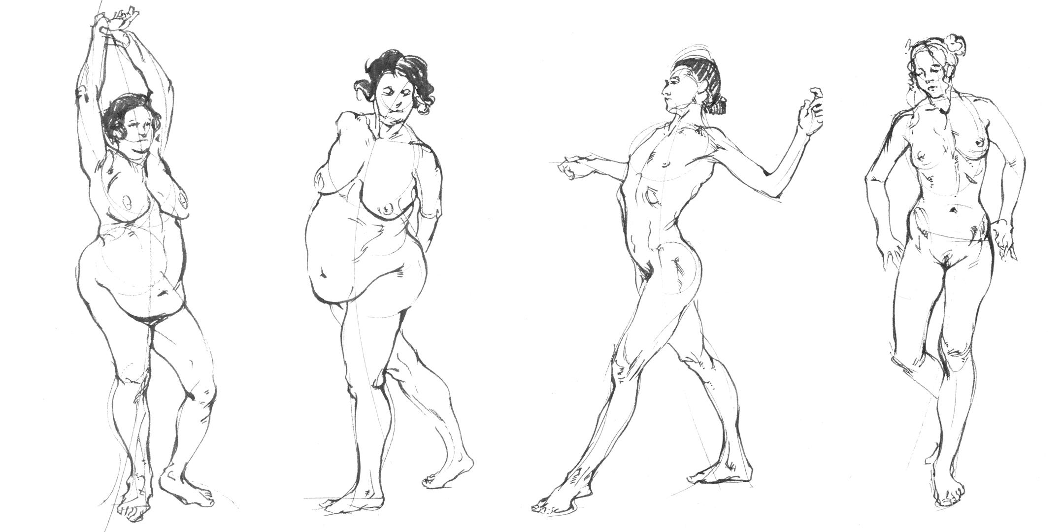 Tutored Life Drawing - Constructing the Figure