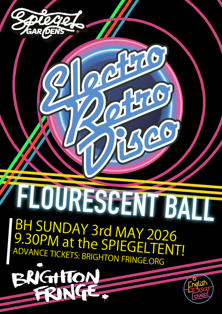 “Electro Retro Disco” A Neon Ball at THE SPIEGELTENT