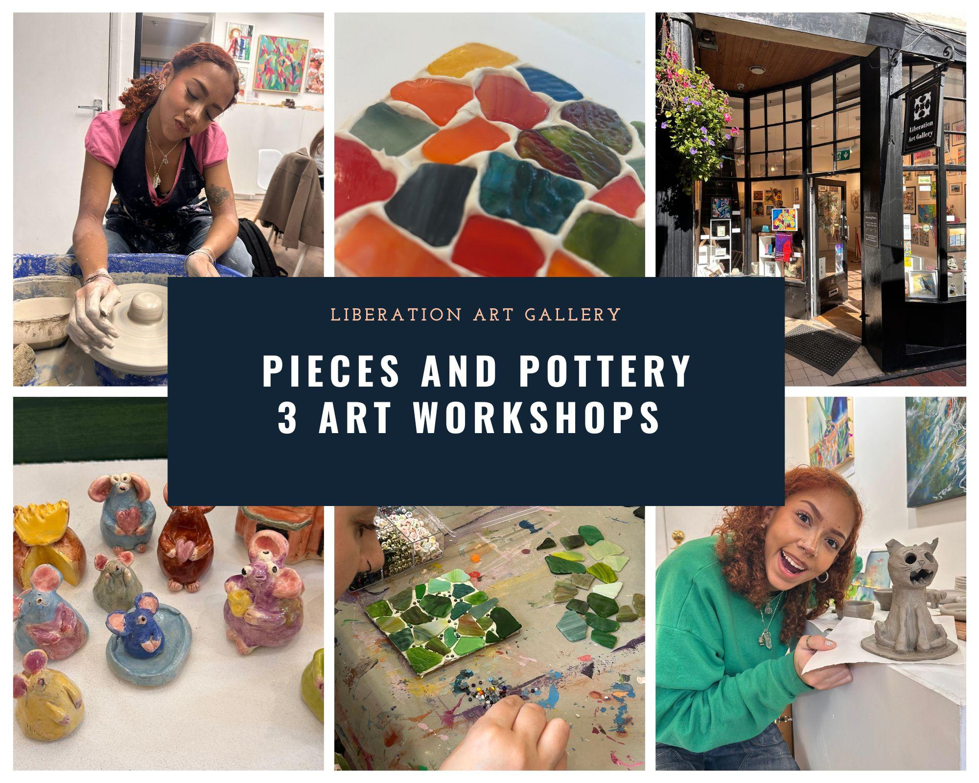 Pieces & Pottery Art Workshop Package