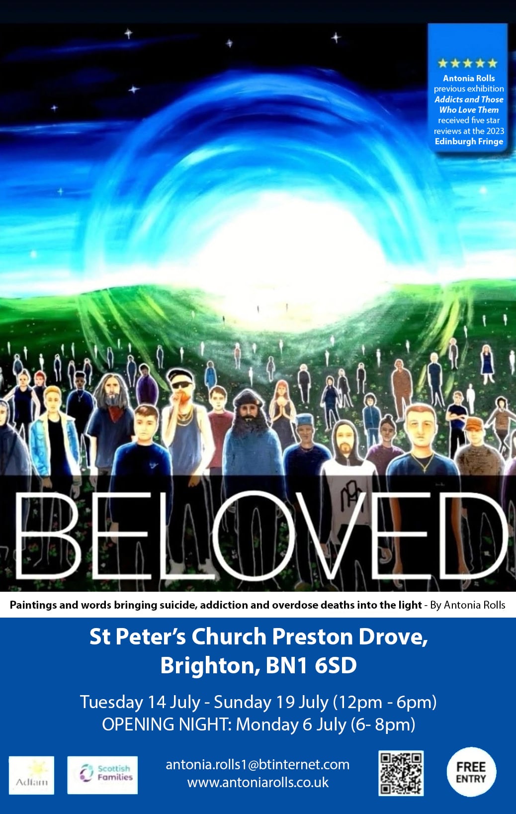 Beloved, an exhibition bringing suicide and addiction deaths into the light