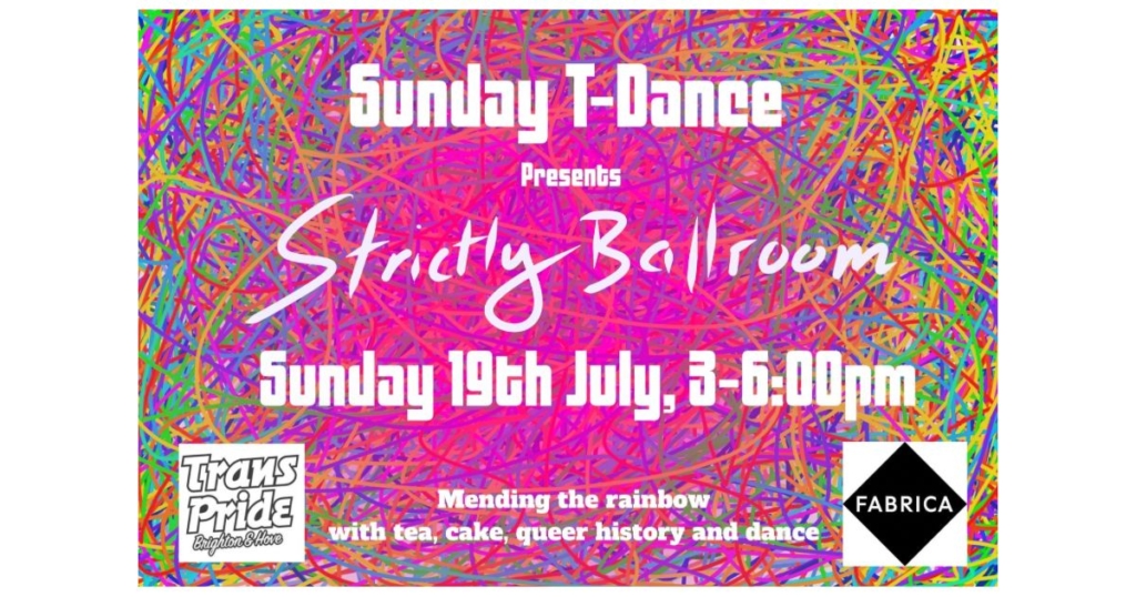 Sunday T-Dance for Trans Pride – Inspired by Strictly Ballroom