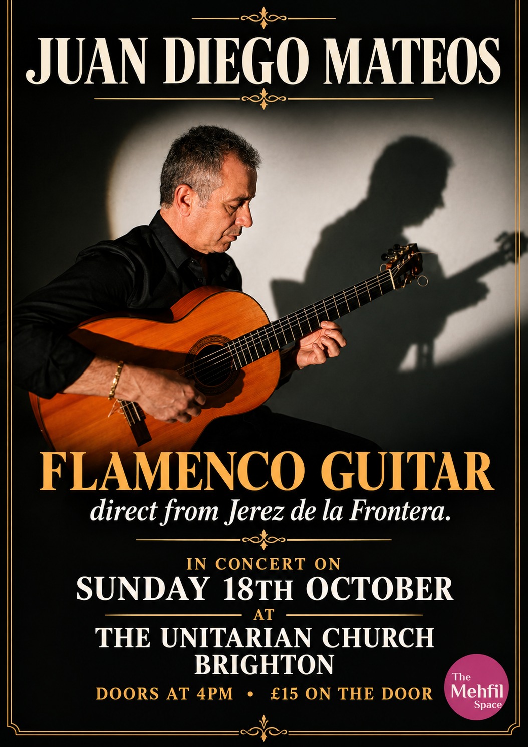 Juan Diego Mateos - Flamenco Guitar, direct from Jerez