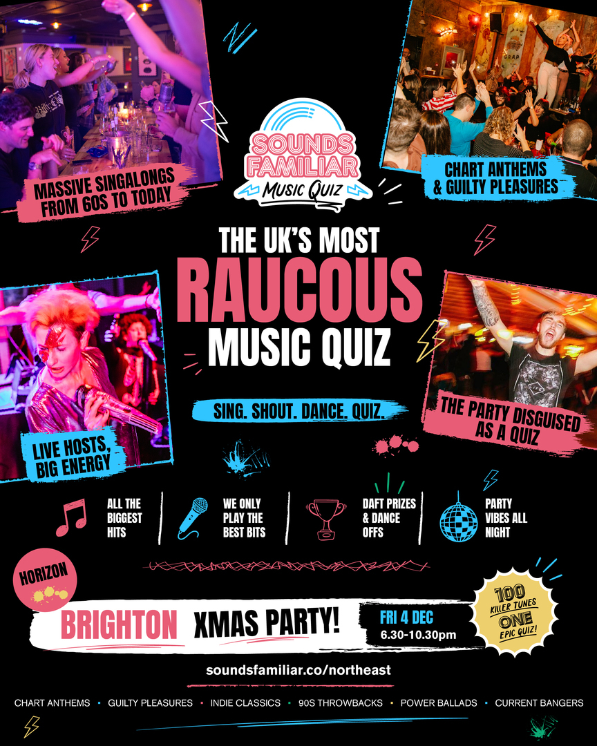 Sounds Familiar Music Quiz – Christmas Party Brighton